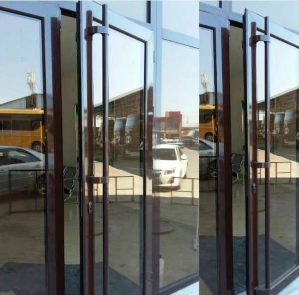 Двери с алюминиевыми профилями